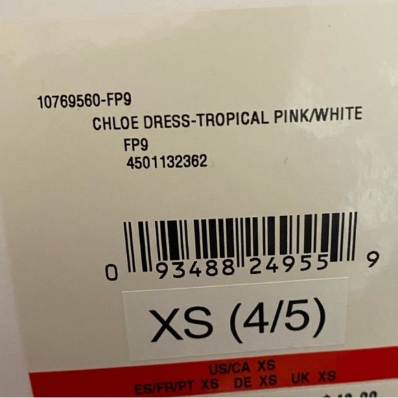 Pappagallo Girls XS Tropical Pink Sleeveless Dress - Picture 3 of 6